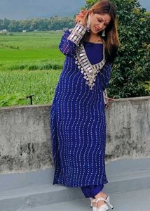 Trending Kurti Pent Top Set