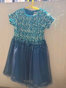 Sparkly Blue Party Dress
