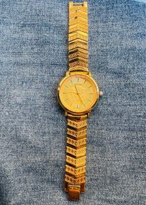 Versace Gold Party Wear Wedding Style Watch