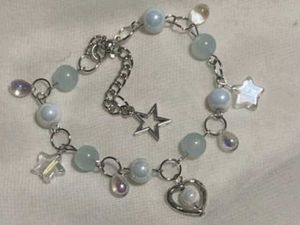 Blue Crystal Bead Bracelets