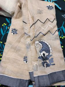 Elegant Embroidered Saree