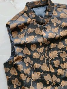 Floral Print Waistcoat