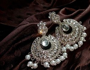 Silver Pearl Earring