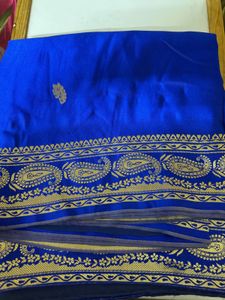 Navy Blue Saree