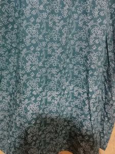 Green Printed Kurta Set