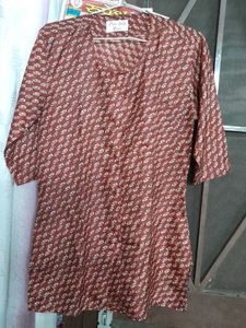 Printed Tunic Top Kurti