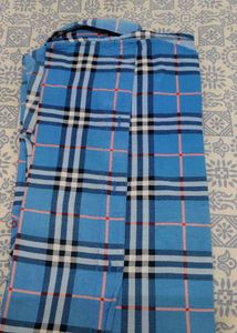 Blue Plaid Casual Shirt