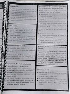 Auditing and Ethics Summary Charts