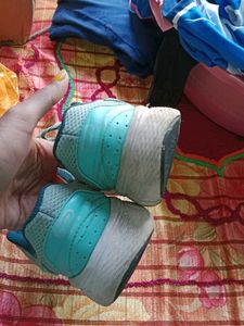 Light Blue Running Shoes