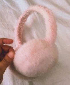 Pink Fuzzy Earmuffs