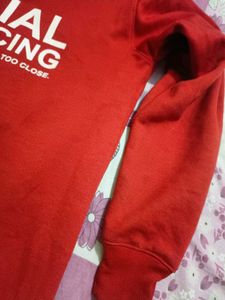 Red Social Distancing Hoodie
