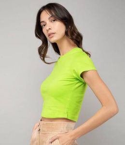 Neon Green Crop Top