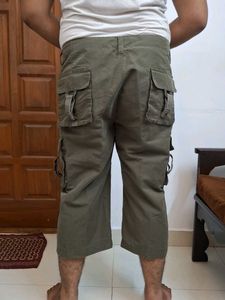 Olive Cargo Shorts