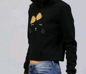 Sassafras Black Hoodie From Myntra