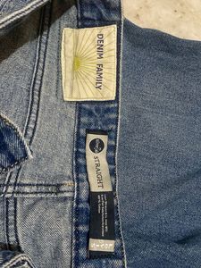 Distressed Wide-Leg Jeans