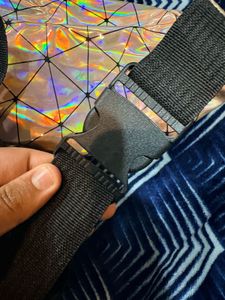 Holographic Mini Backpack