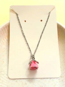 Elegant Rose Necklace