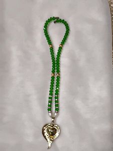 Green Beaded Necklace