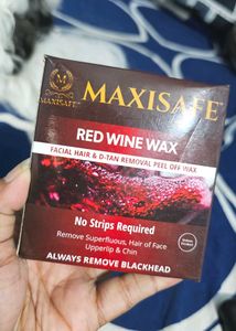 Maxisafe Red Wine Facial Wax
