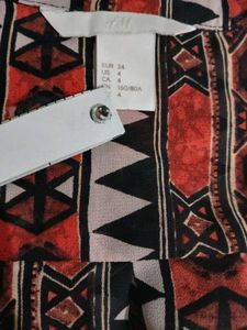Patterned Sleeveless Top