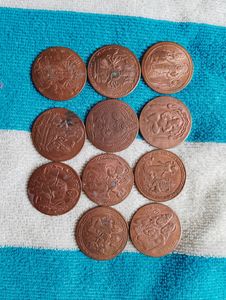 11 Old Coins Of Gods 1818