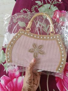 Embellished Indian Wedding Purse With Sling