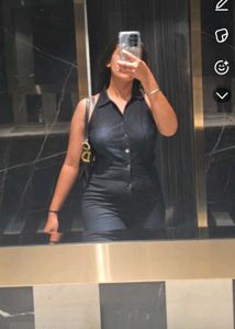 Black Sexy Denim Jumpsuit