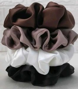 Hair Scrunchies For Women And Girls Pack Of 4