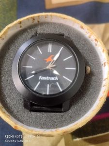 Fastrack Black Analog Watch
