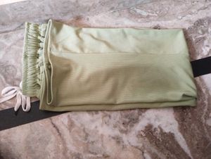 Sage Green Cargo Sweatpants