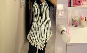 Striped Branded Playsuit Never Worn