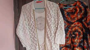 Boho Kimono & Tie-Dye Tunic Set