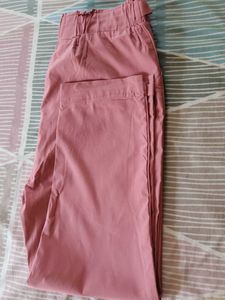 Pink Casual Pants