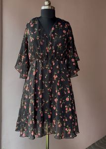 Floral Print Mini Dress