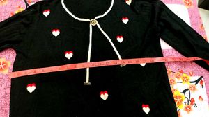 Heart Pattern Sweater