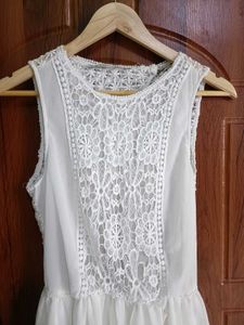 Zara Crochet Mini Dress
