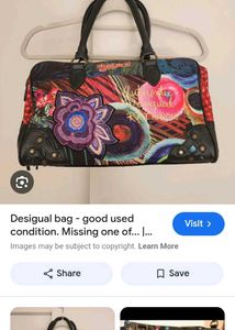 Colorful Embroidered Satchel