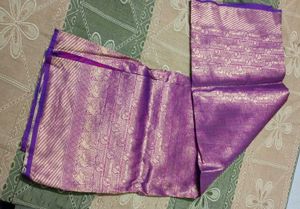 Elegant Purple Banarasi Saree
