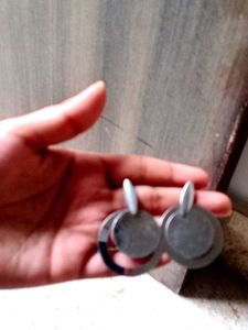 Silver Circle Earrings