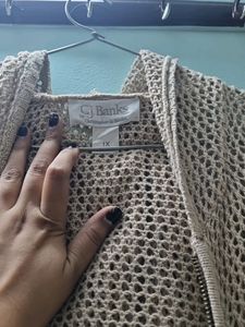 Crochet Jacket Come Sweater For Women