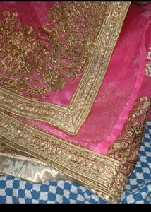 🎁Pink 💕 Saree🎁