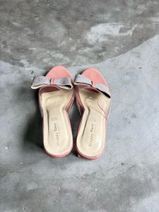 Cute Pink Bow Heels