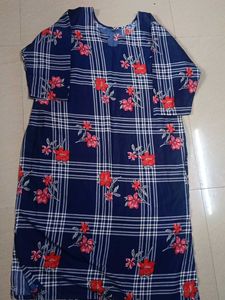 Floral Plaid Print Dress