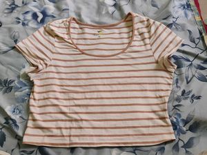 Striped Crop Top