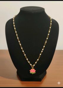Lotus Pendant Necklace