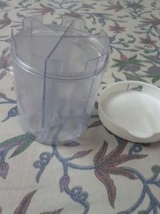 Six Compartment Plastic Container
