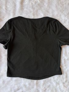 Shein Black 'Romantic' T-shirt