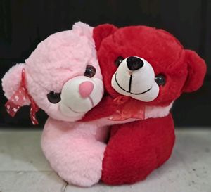 SOFT TOY PINK AND RED TEDDY 🐻