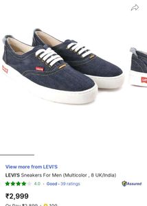 levis denim sneakers