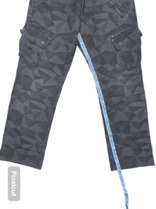 Premium FOB Geometric Cargo Pants